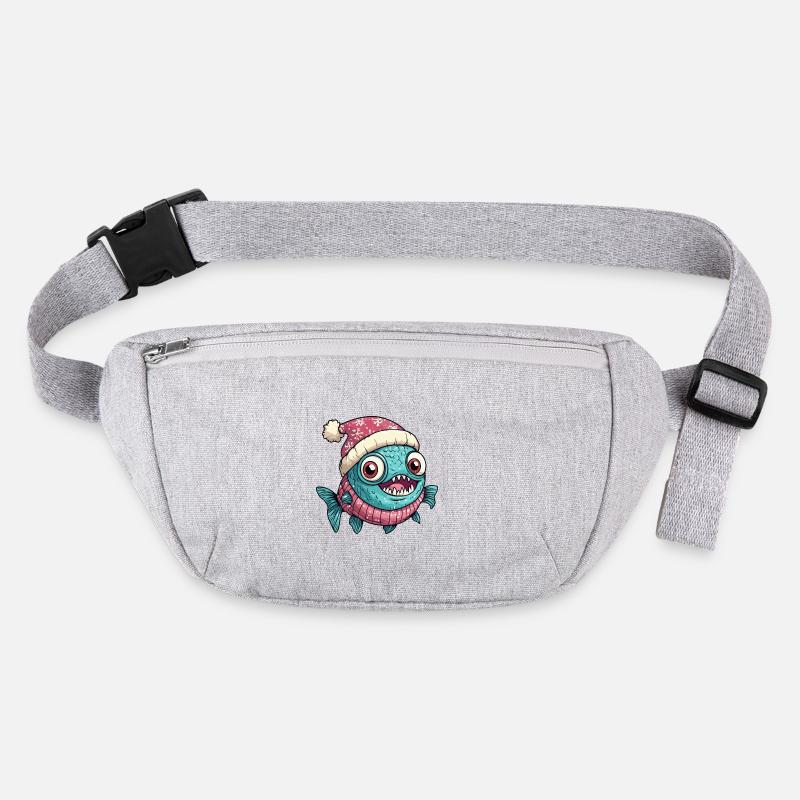 Noël de poisson piranha Sac banane recyclé Stanley/Stella