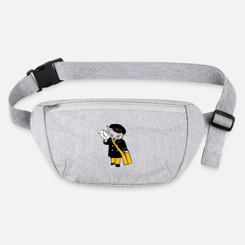 post cat dhl german post postmen cat letter Stanley/Stella recycled Hip Bag 