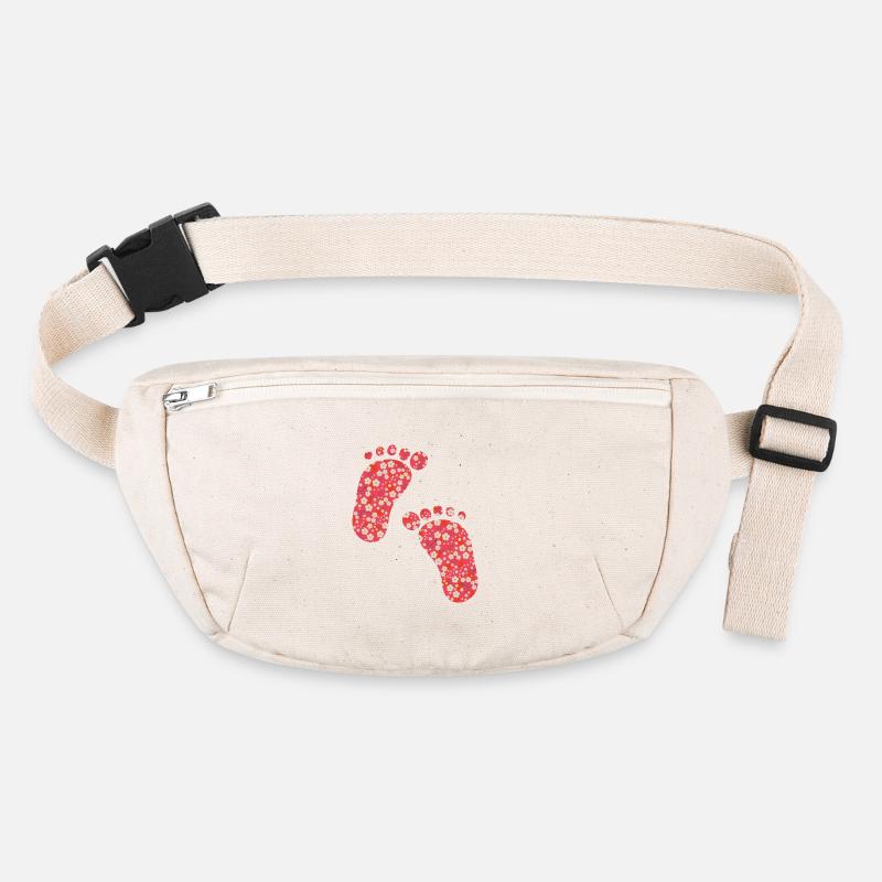 red liberty footprints Stanley/Stella recycled Hip Bag 