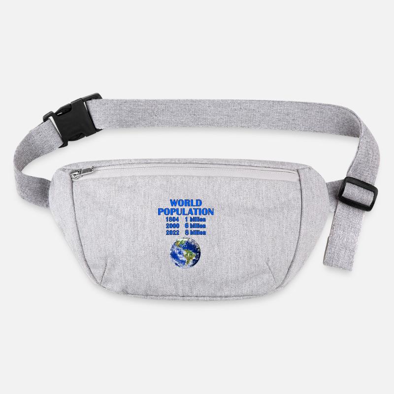 WORLD POPULATION Stanley/Stella recycled Hip Bag 