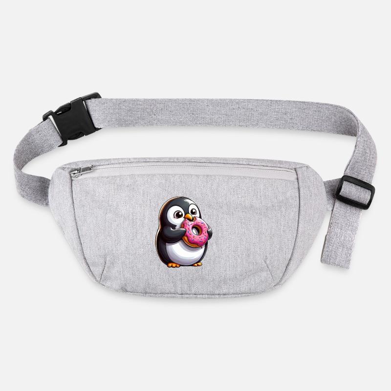 Mignon pingouin beignet dessin animé Crazy Candy Sac banane recyclé Stanley/Stella