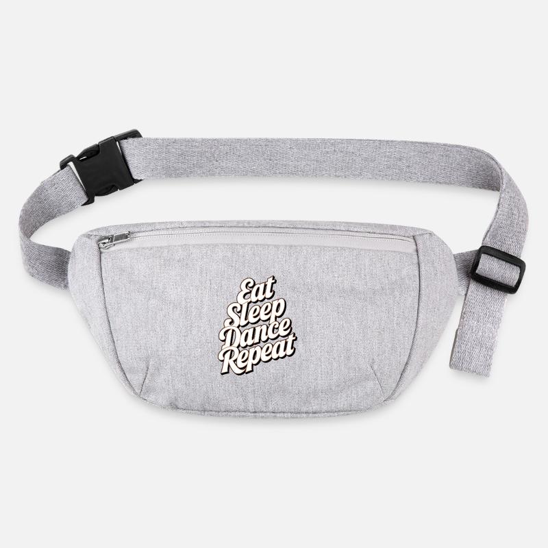 Texte de répétition de SleepDance de motivation Sac banane recyclé Stanley/Stella