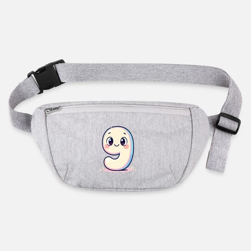 Numéro 9 Pastel souriant Sac banane recyclé Stanley/Stella