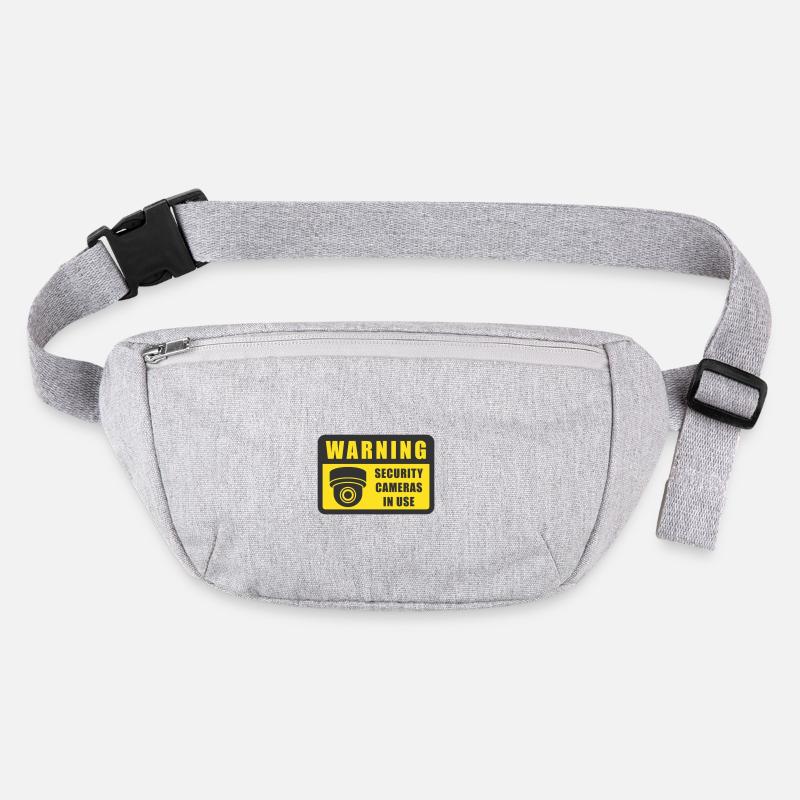 Security cameras in use sign symbol icon. CCTV Stanley/Stella recycled Hip Bag 