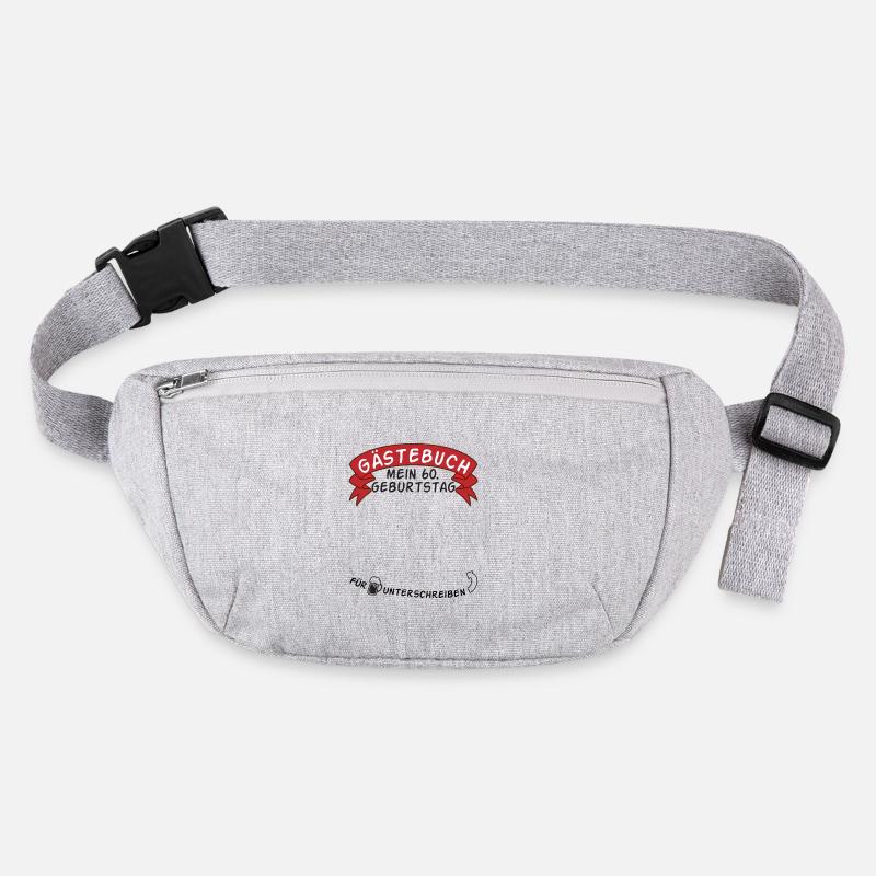 Gästebuch Mein 60. Geburtstag Geschenkidee Stanley/Stella recycelte Gürteltasche