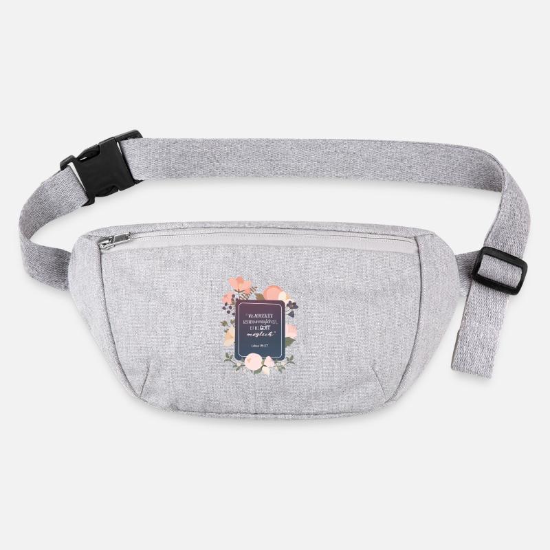 Possible with God Stanley/Stella recycled Hip Bag 