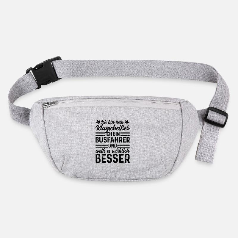 Busfahrer lustiger Spruch bin kein Klugscheißer Stanley/Stella recycelte Gürteltasche