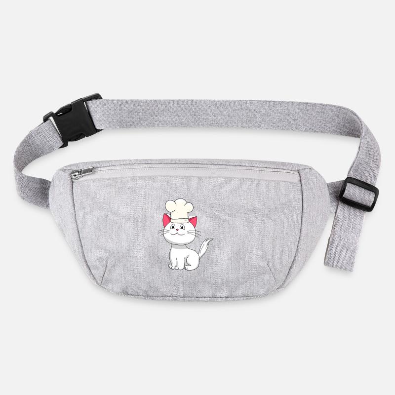 Cat Chef Chef's Hat Children Cooking Kitchen Professions Stanley/Stella recycled Hip Bag 