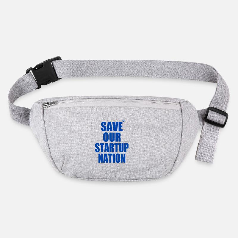 save our startup nation Stanley/Stella recycled Hip Bag 