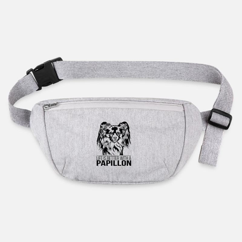 Papillon life is better Hunde Wilsigns Stanley/Stella recycelte Gürteltasche