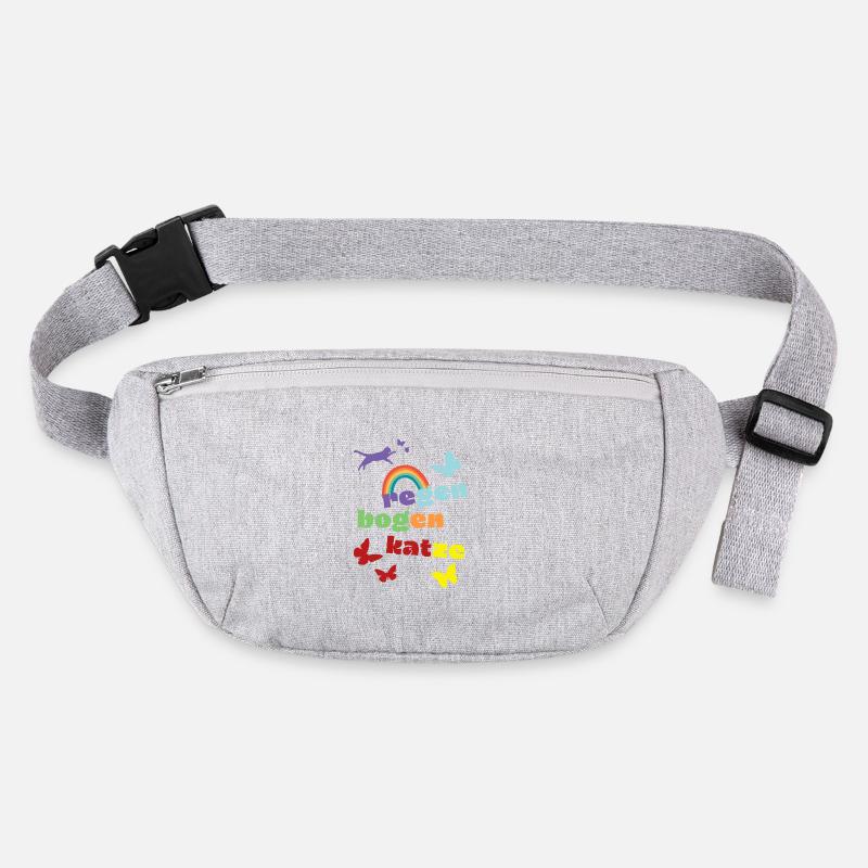 Chat arc-en-ciel - chemise de deuil - perte Sac banane recyclé Stanley/Stella