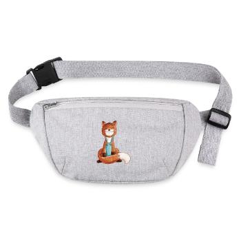 Renard - Sac banane recyclé Stanley/Stella - gris chiné - Devant