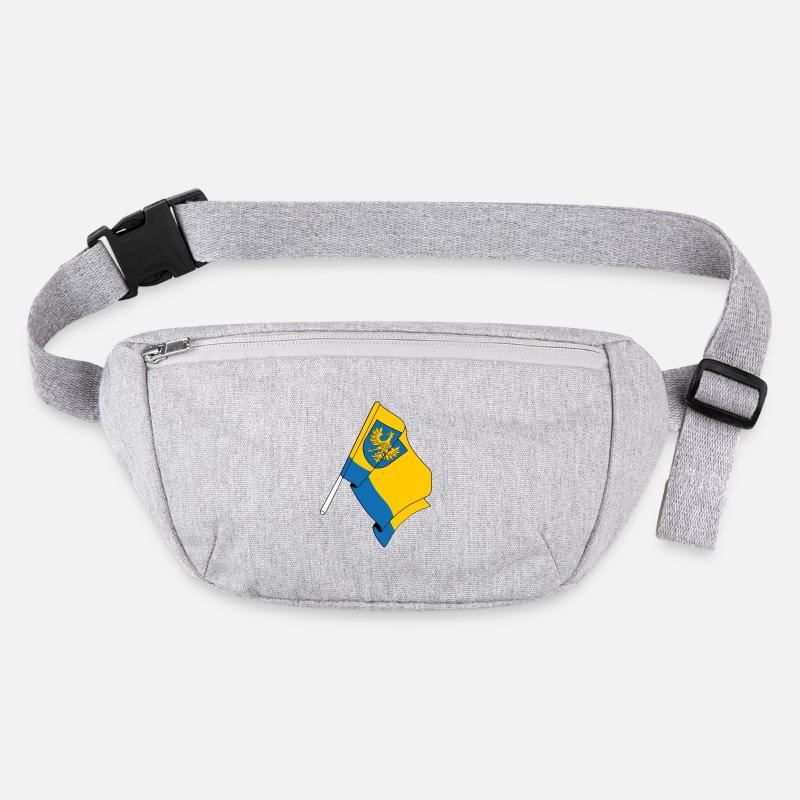 Drapeau Opole Pologne Sac banane recyclé Stanley/Stella