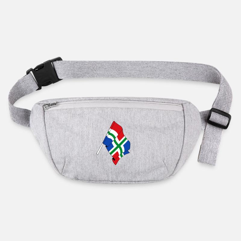 Drapeau de la province de Groningue Sac banane recyclé Stanley/Stella