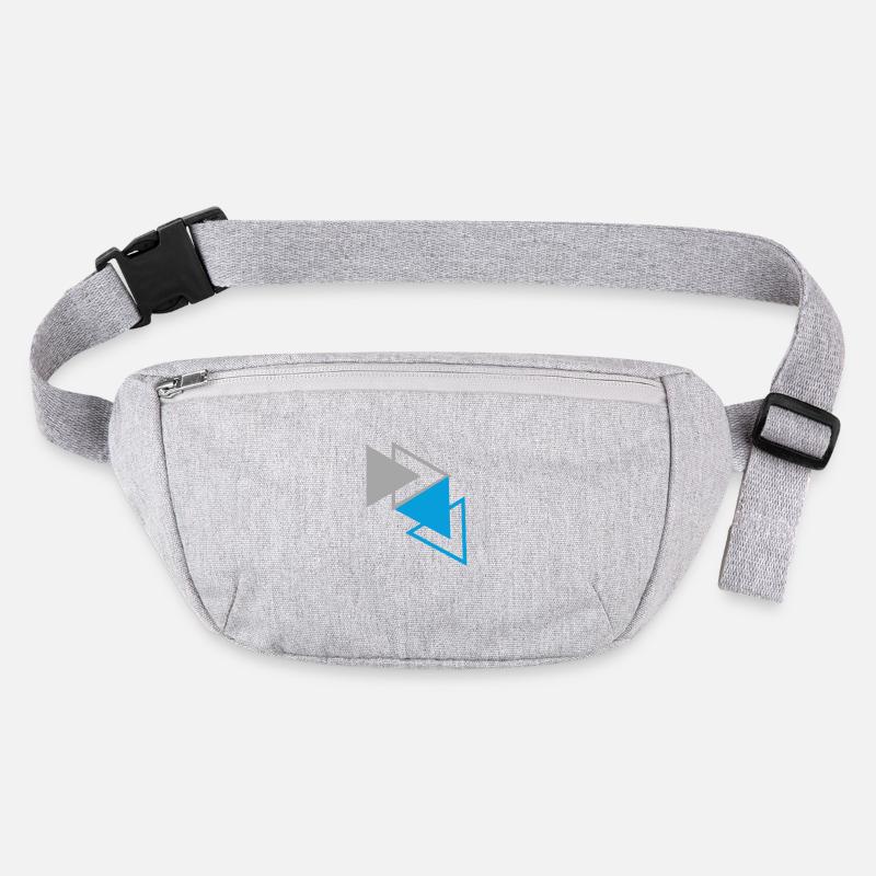 "Triangles Blue Gray Design" Stanley/Stella recycled Hip Bag 