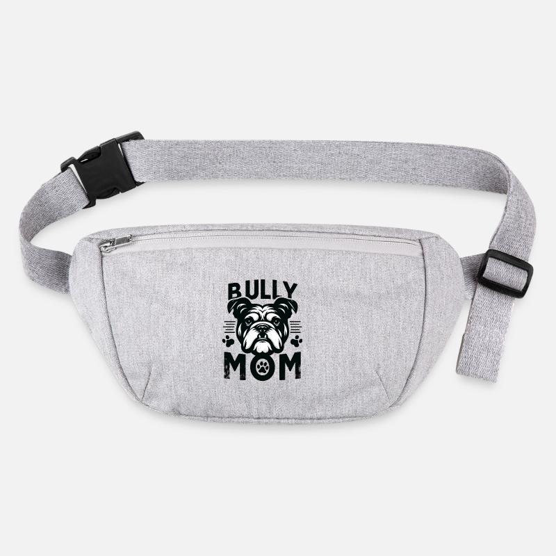 Bulldog Mom Bold Graphic  Stanley/Stella recycled Hip Bag 