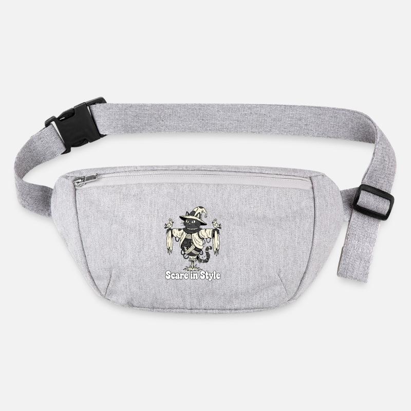 Effrayance dans le style : Chat d’Halloween Sac banane recyclé Stanley/Stella