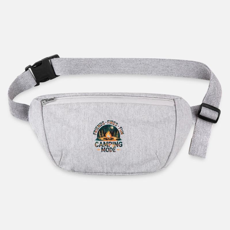 Camping Mode Freunde Feuer Spaß Wald Stanley/Stella recycelte Gürteltasche