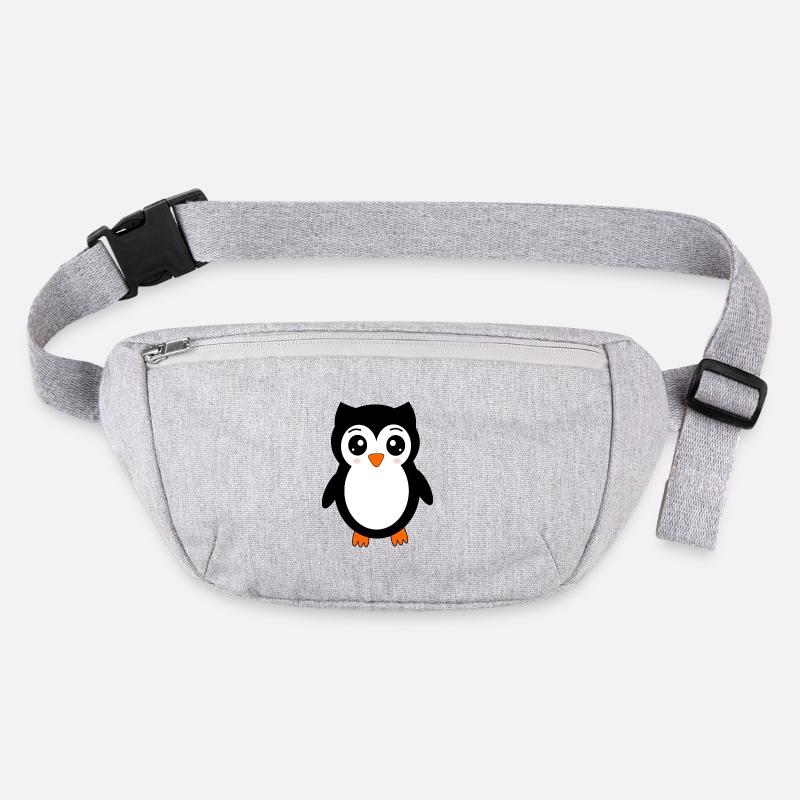 Eule schwarz Vogel Vögelchen Tiere Geschenk Stanley/Stella recycelte Gürteltasche
