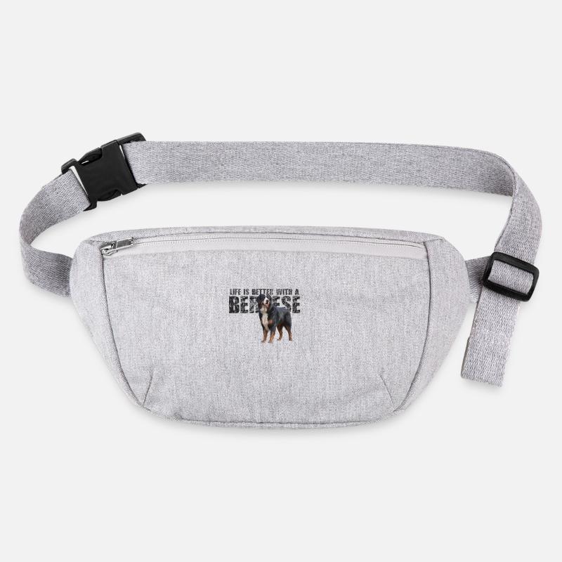 Berner Sennenhund Stanley/Stella recycelte Gürteltasche