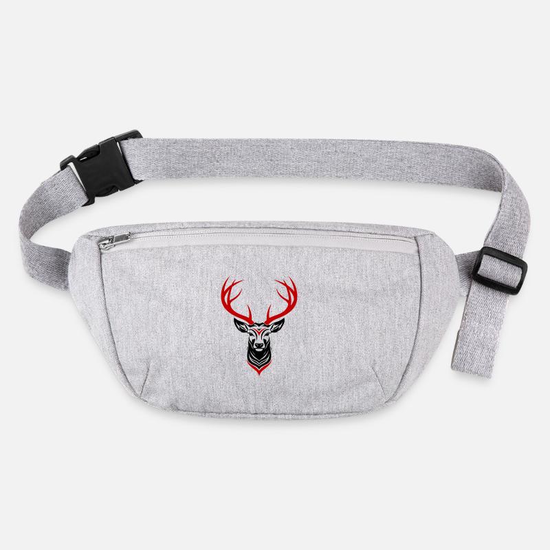 Tête de cerf Sac banane recyclé Stanley/Stella