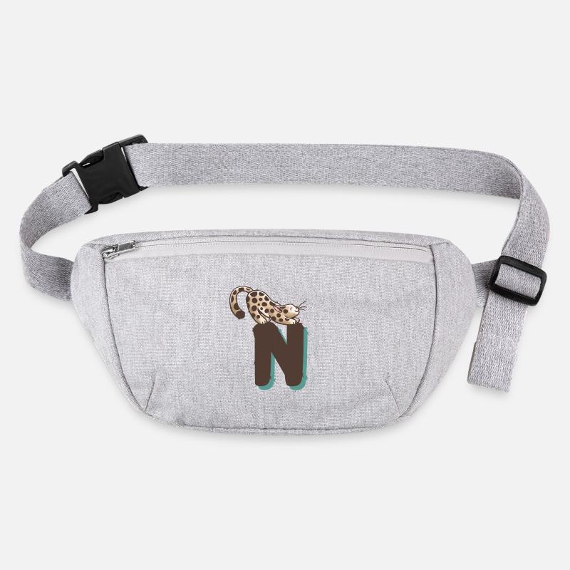 Lettre N Cat Sac banane recyclé Stanley/Stella