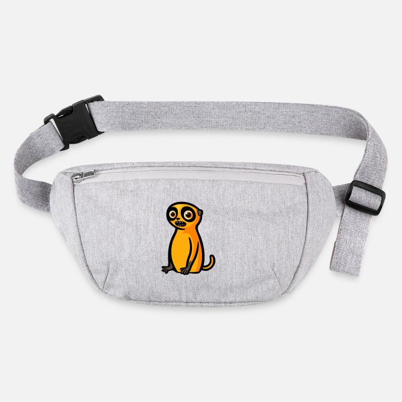 Suricate Halloween Bande dessinée drôle Sac banane recyclé Stanley/Stella