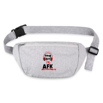 AFK - loin du clavier, temps mort - argot gamer - Sac banane recyclé Stanley/Stella - gris chiné - Devant