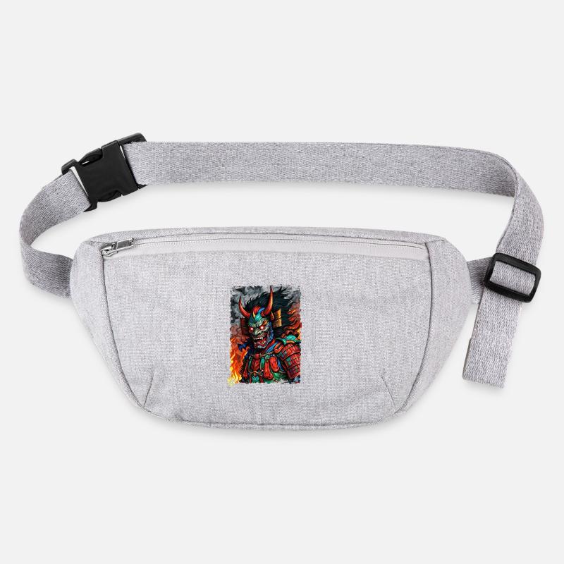 Devil Oni Mask Stanley/Stella recycled Hip Bag 
