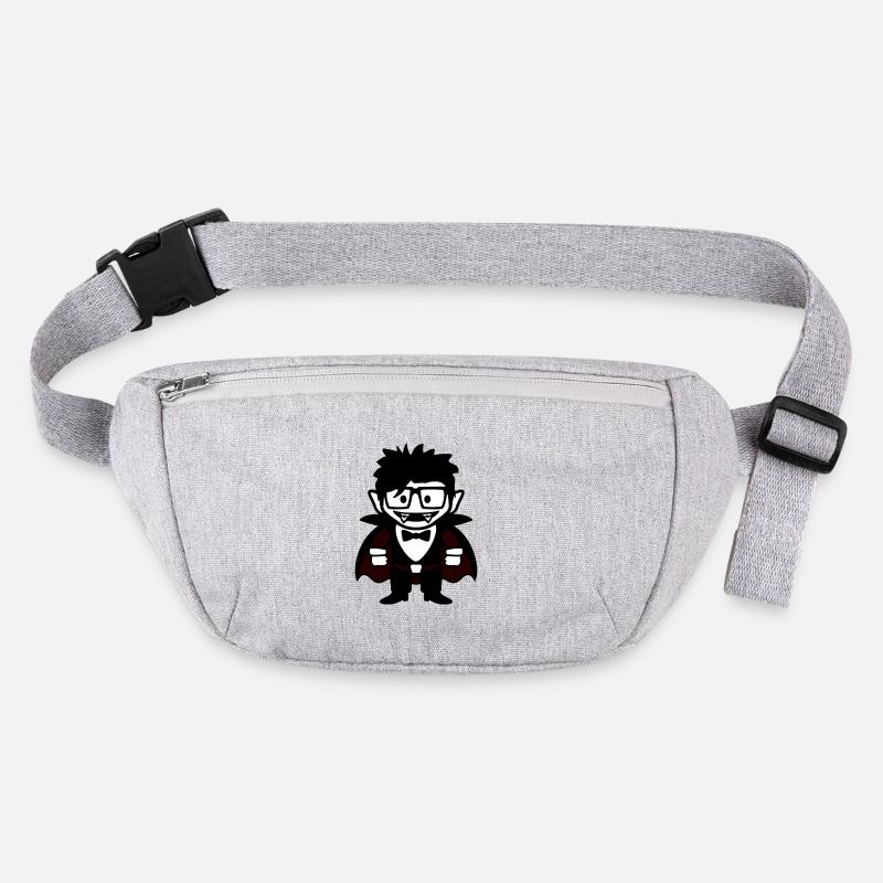 Lustiger Nerd Vampir mit Brille und Fliege Stanley/Stella recycelte Gürteltasche