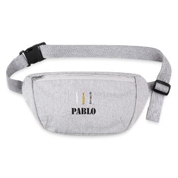 Pablo Escobar Cocaïne - Sac banane recyclé Stanley/Stella - gris chiné - Devant