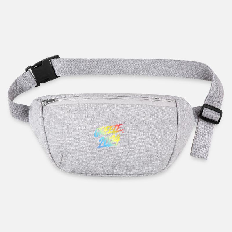 Grèce 2024 Équipe de vacances colorée Sac banane recyclé Stanley/Stella
