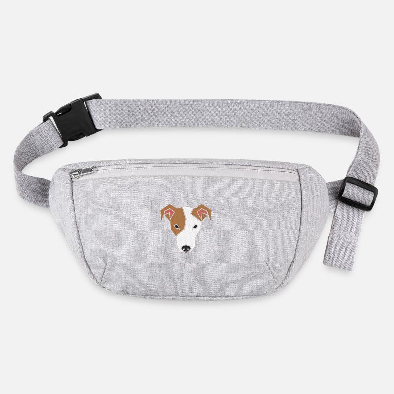 Jack Russell Faces 2a Stanley/Stella recycled Hip Bag 