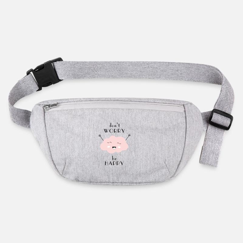 do not worry Be Happy Stanley/Stella recycled Hip Bag 
