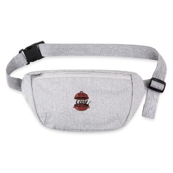 embrasse le cuisinier - Sac banane recyclé Stanley/Stella - gris chiné - Devant