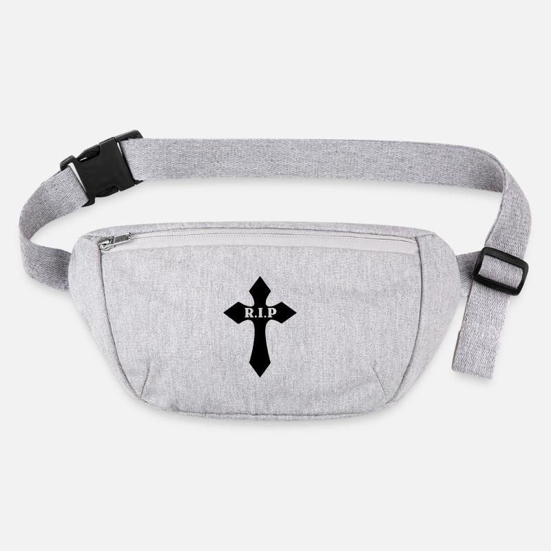 Cross RIP loss dear Stanley/Stella recycled Hip Bag 
