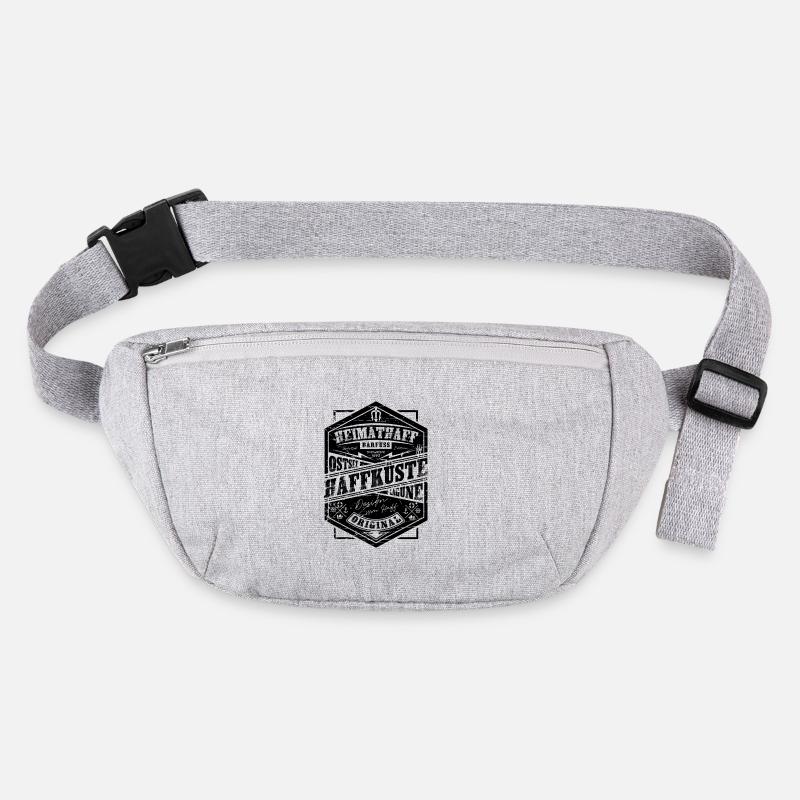 Haffküste // Heimathaff - Sac banane recyclé Stanley/Stella - gris chiné