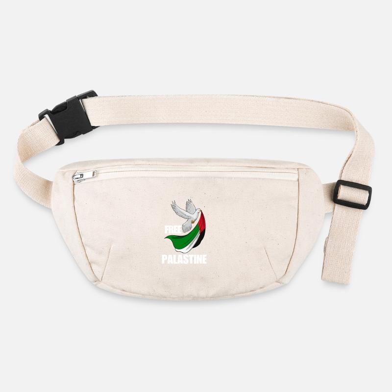 Free Palestine Design – Déclaration pour la paix Sac banane recyclé Stanley/Stella