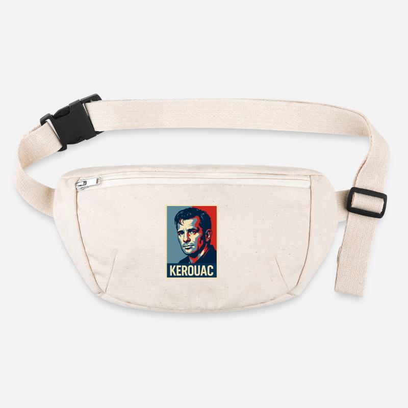 Jack Kerouac Pop Portrait Stanley/Stella recycled Hip Bag 