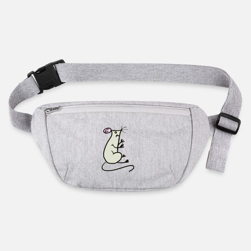 Playful Mouse Sketch Stanley/Stella recycled Hip Bag 