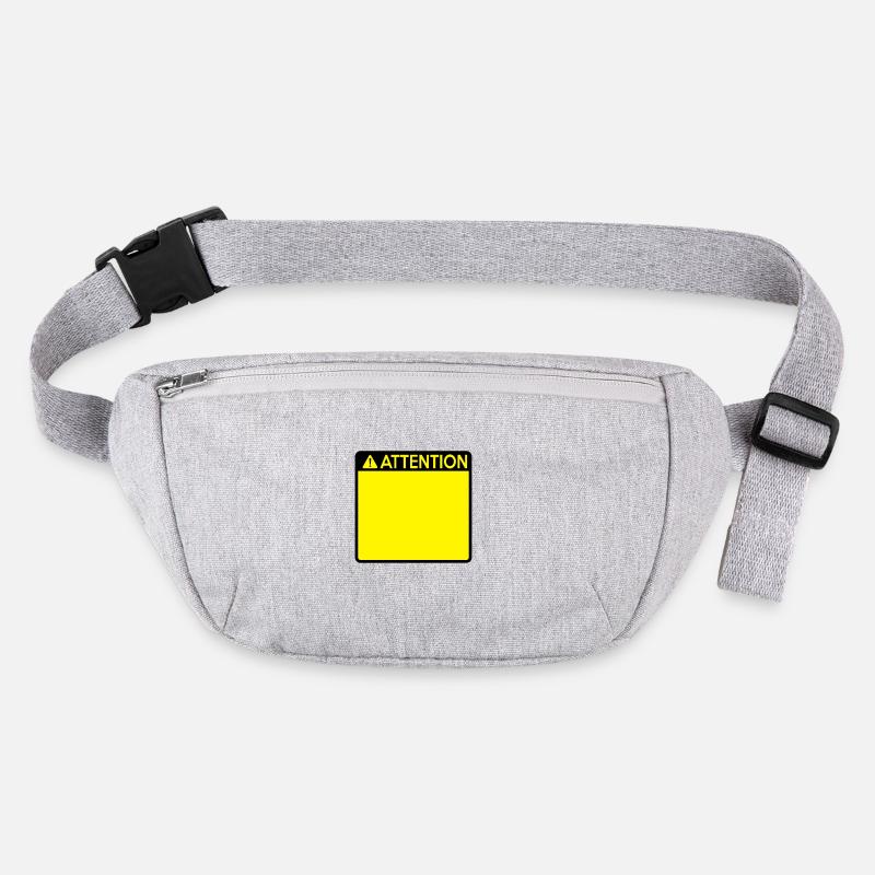 Attention Sign (2 colour) Stanley/Stella recycled Hip Bag 