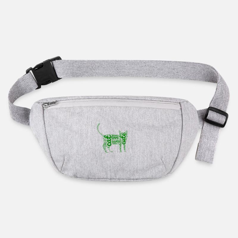 green kitten Stanley/Stella recycled Hip Bag 