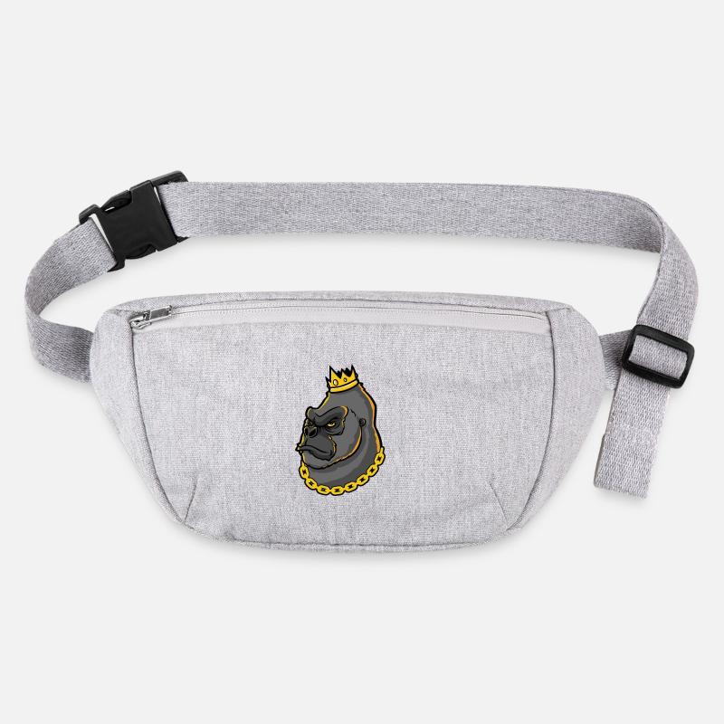 Gorilla - Gorilla King Stanley/Stella recycelte Gürteltasche