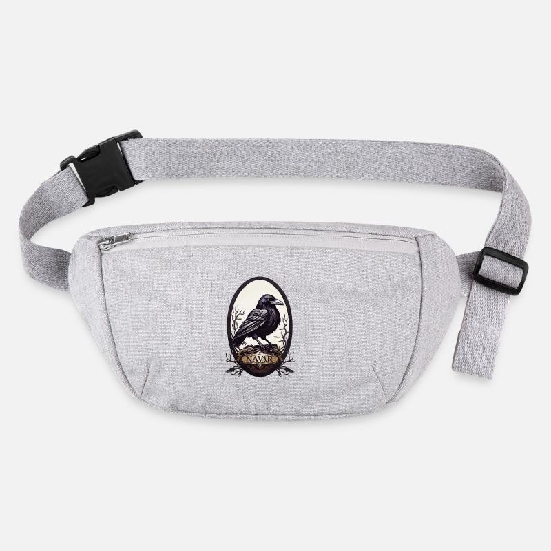 Corbeau noir Sac banane recyclé Stanley/Stella