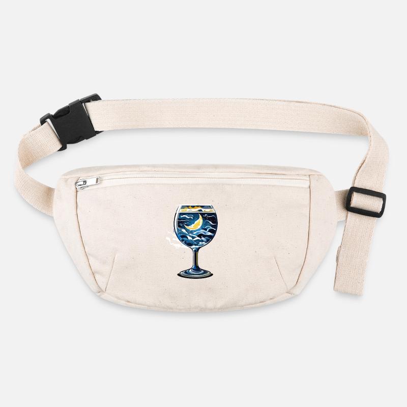 Nacht in der Flasche (Artwork-Sammlung) Stanley/Stella recycelte Gürteltasche