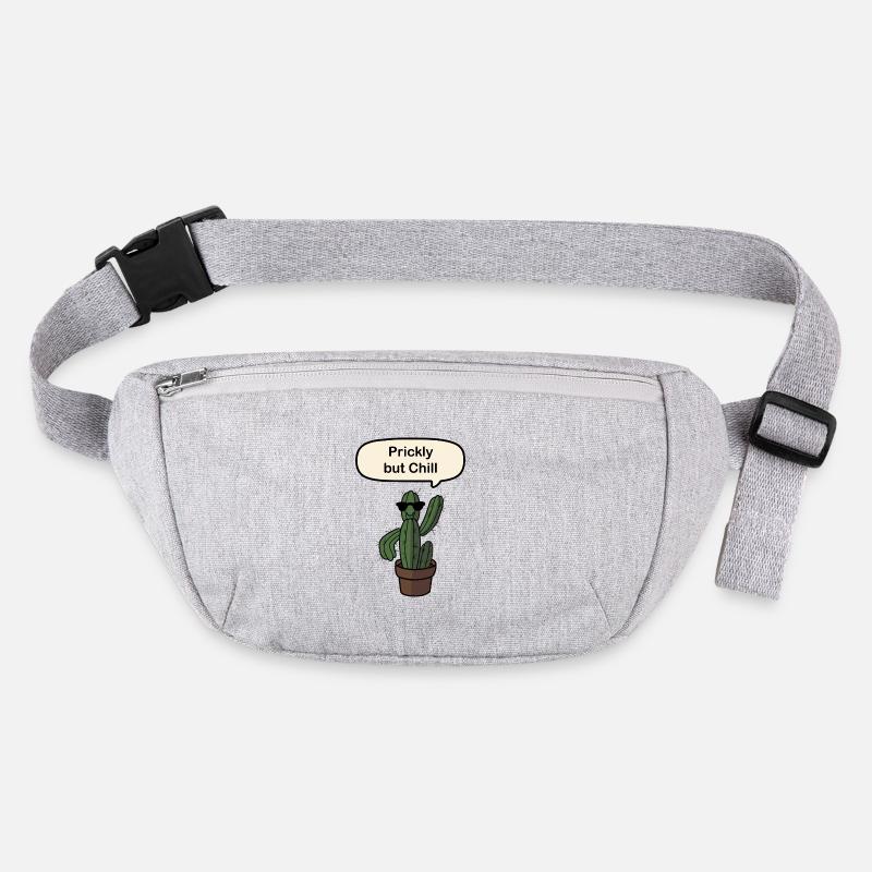 Prickly But Chill Cactus Stanley/Stella recycled Hip Bag 