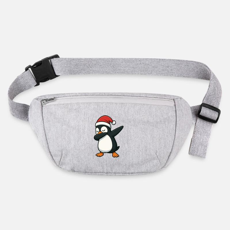Pinguin Santa Dab Stanley/Stella recycelte Gürteltasche
