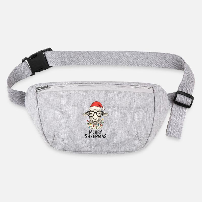 Berger de Noël de moutons, drôles Joyeuses Moutons Sac banane recyclé Stanley/Stella