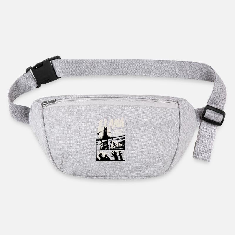 The Llamas Are Coming Horror Art Stanley/Stella recycelte Gürteltasche