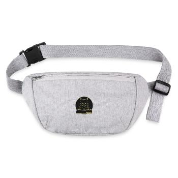 Black Synth Cat - Sac banane recyclé Stanley/Stella - gris chiné - Devant